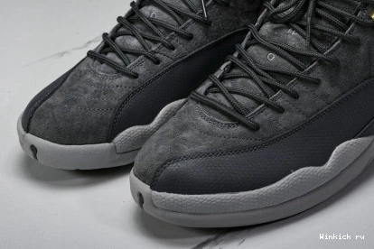 Grey 12 Retro Dark Jordan 0718